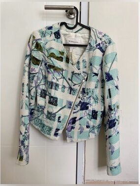 BCBGeneration Tweed Moto Blazer